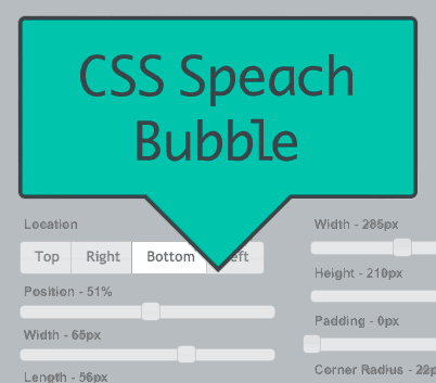 CSS Speech Bubble Generator – inJoy - Web Design Blog